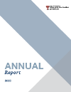 2015 OVPR Annual Report 2015 OVPR Annual Report