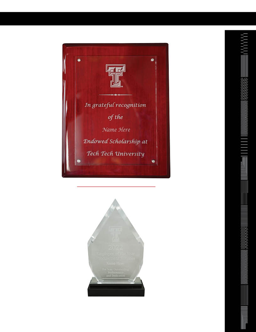 Award second page Awards double t and glass triangle top award and retangle wooden award