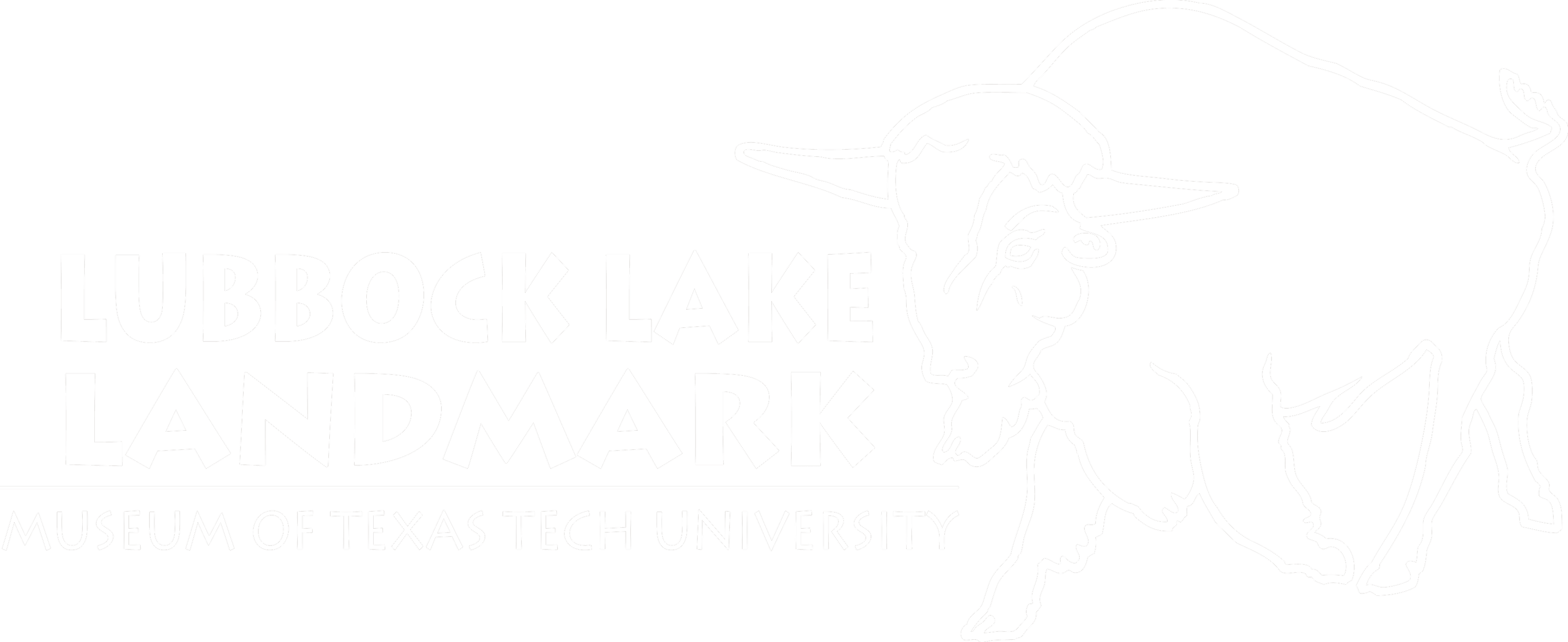 Lubbock Lake Landmark bison logo