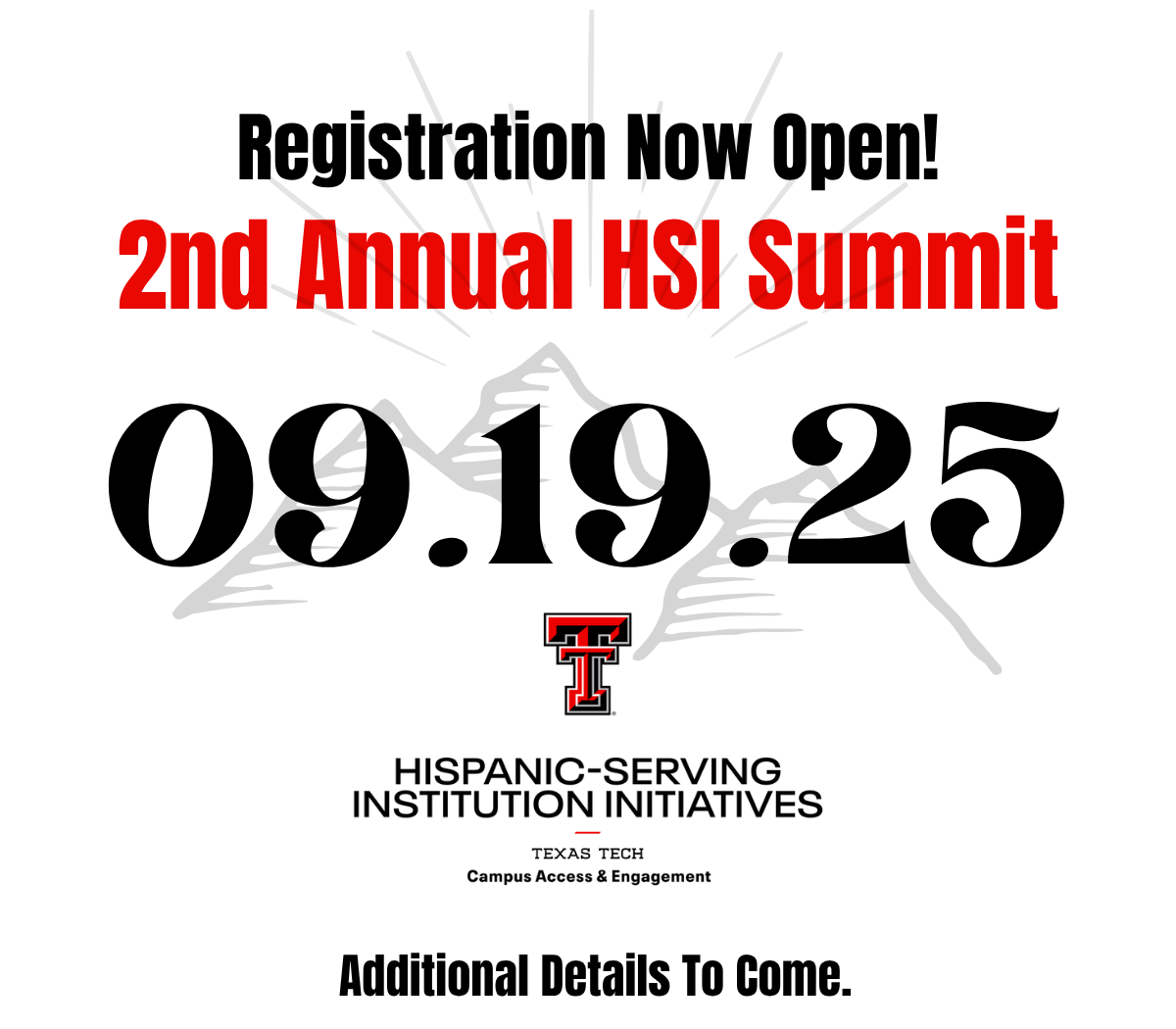 HSI Summit Registration Announcement