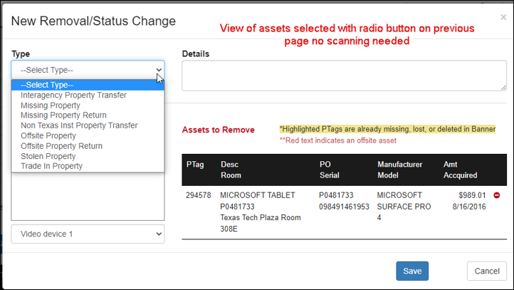 remove change