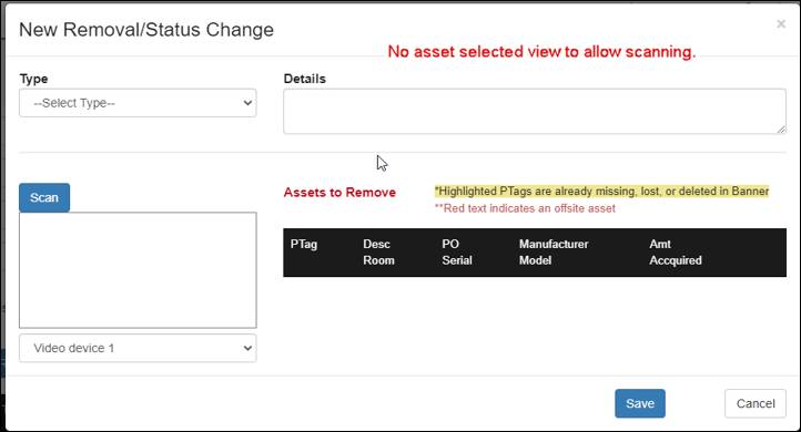 status change