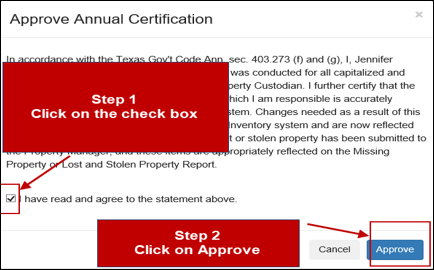 approval walkthrough