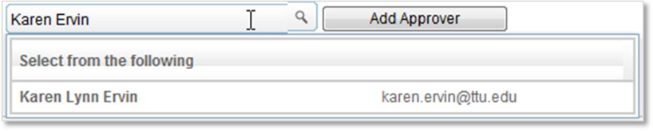 Add Approver