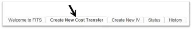 Cost Transfer Button