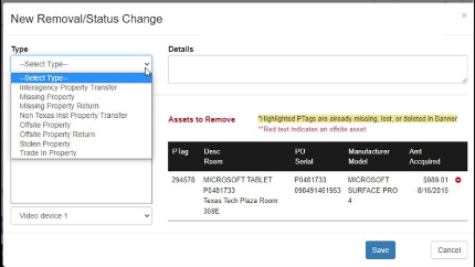 remove change