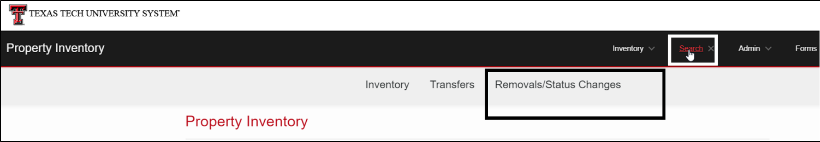 Removals/Status Change