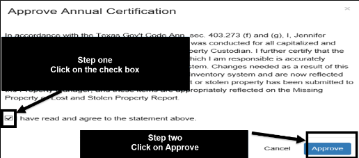 approval walkthrough