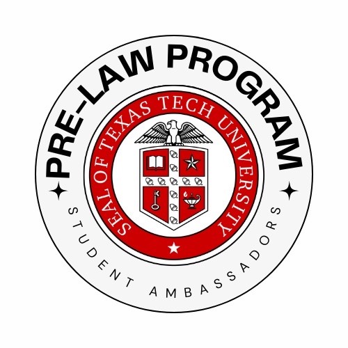 ttu logo with the words texas tech university prelaw underneath