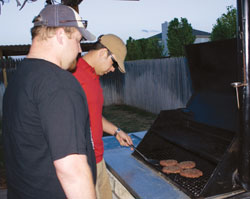 Boys Cooking Beef