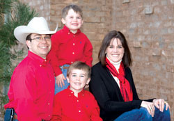 Jim Brett with family