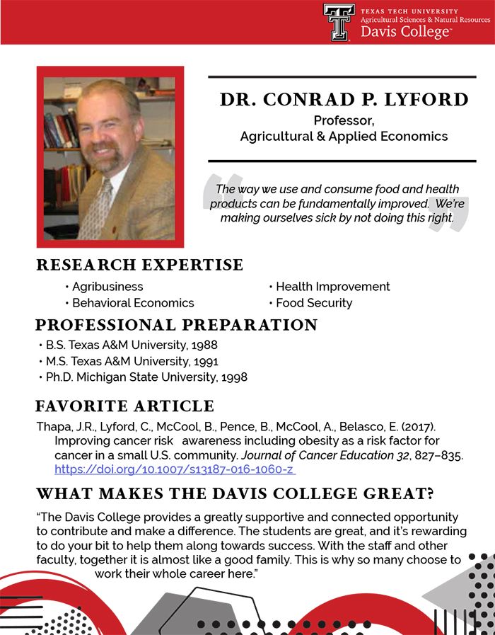 Conrad Lyford bio