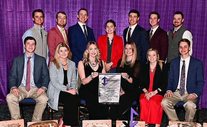 Livestock Judging Team Earns High Team Overall at Cattlemen’s Congress