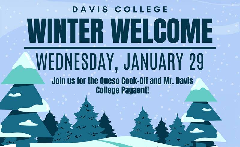 Davis College Winter Welcome Returns to Livestock Arena on Jan. 29