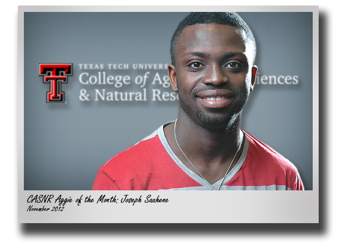 Aggie of the Month: Joseph Saahene