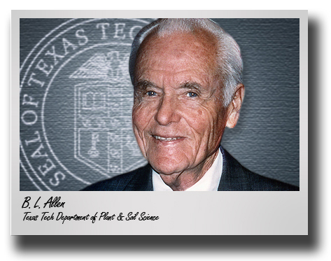 Nationally-respected Texas Tech soil scientist B. L. Allen dies at 88
