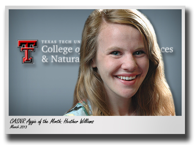 Aggie of the Month: Heather Williams