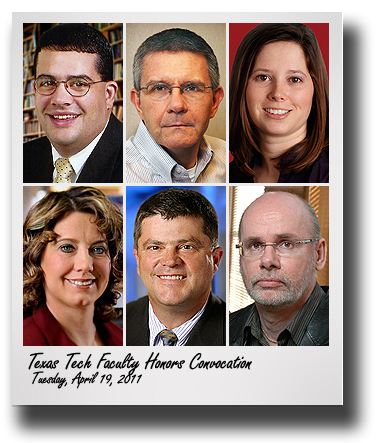 Faculty Convocation; Texas Tech honors work of six CASNR standouts 