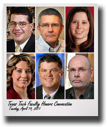 Faculty Convocation; Texas Tech honors work of six CASNR standouts