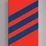 red and blue stripped icon
