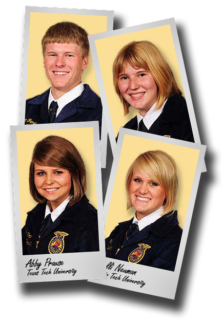Fantastic Four; Texas Tech represented in top leadership posts of Texas FFA