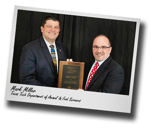 Tech's Mark Miller named an AMSA Fellow, 2015 Signal Service Award winner