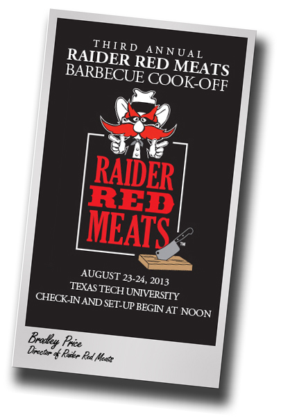 Calling All Cooks; Raider Red Meats Barbecue Cook-Off set for Aug. 23-24