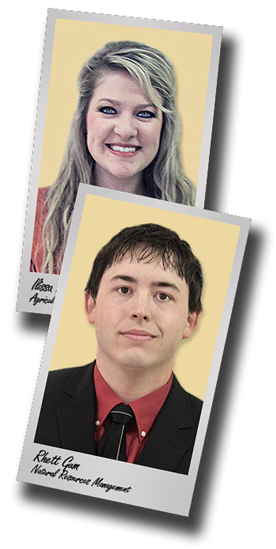 Gum, Nolan participate in CASNR congressional internship program