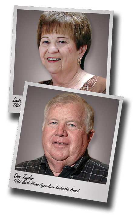 Dan and Linda Taylor receive TALL South Plains Ag Leadership Award