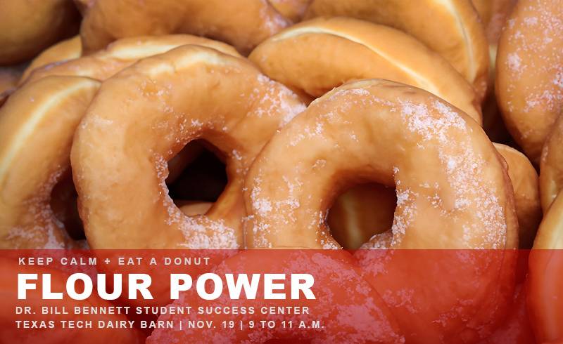 Davis College Mixes Donuts and Determination for Finals Prep