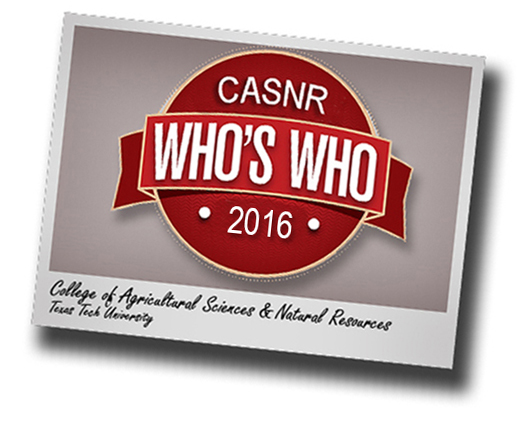Students Named To Who S Who Among Students In American Universities November 2016 Casnr News More Casnr Ttu