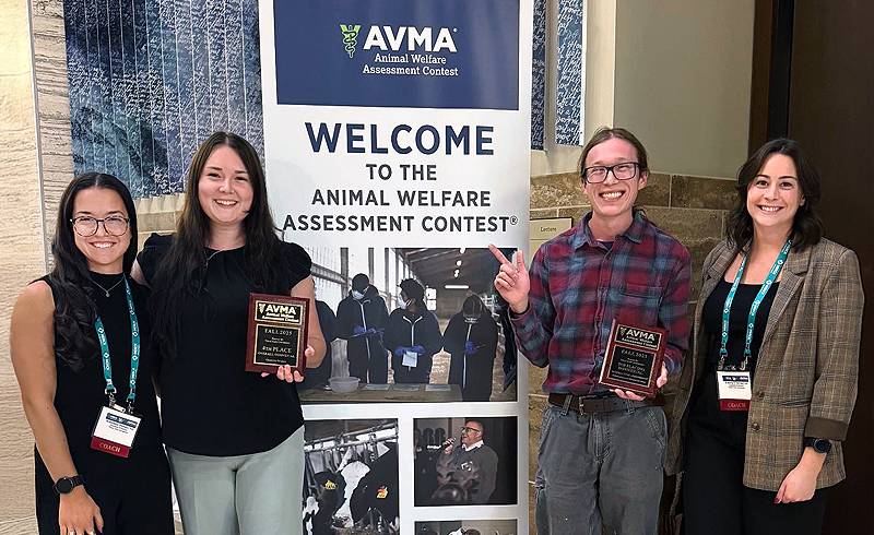 AFS Students Shine in Int’l Animal Welfare Judging & Assessment Contest