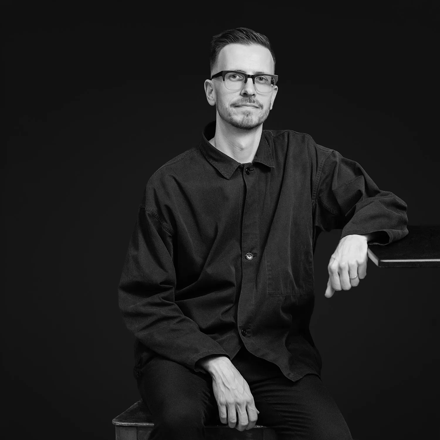 Portrait of Associate Professor Stephen Mueller, taken Spring 2026.