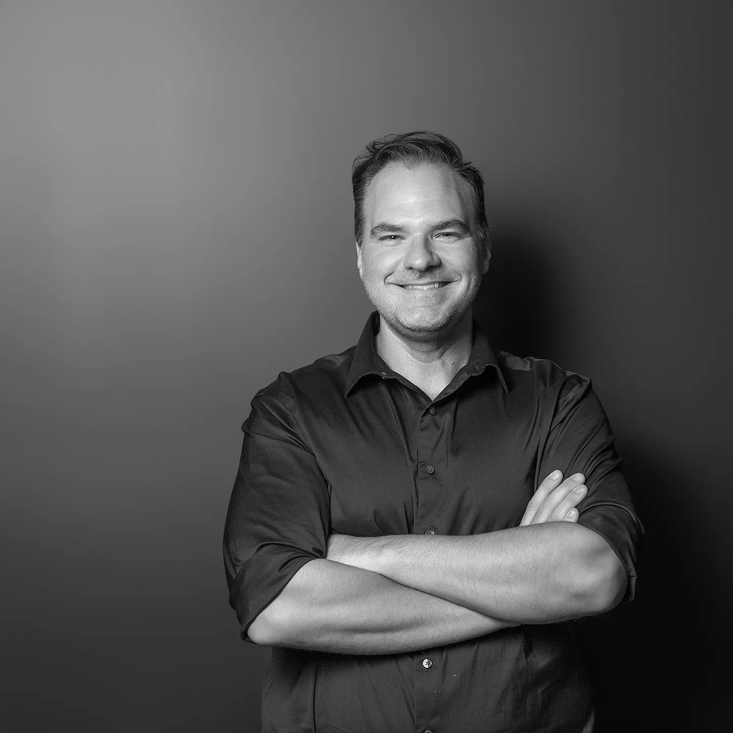 Portrait of Instructor Chris Powitzky, taken Fall 2025.