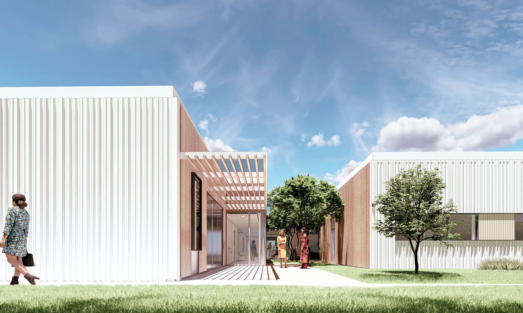 Render of a Dallas recovery center.