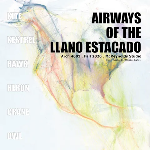 A map of airways of the Llano Estacado