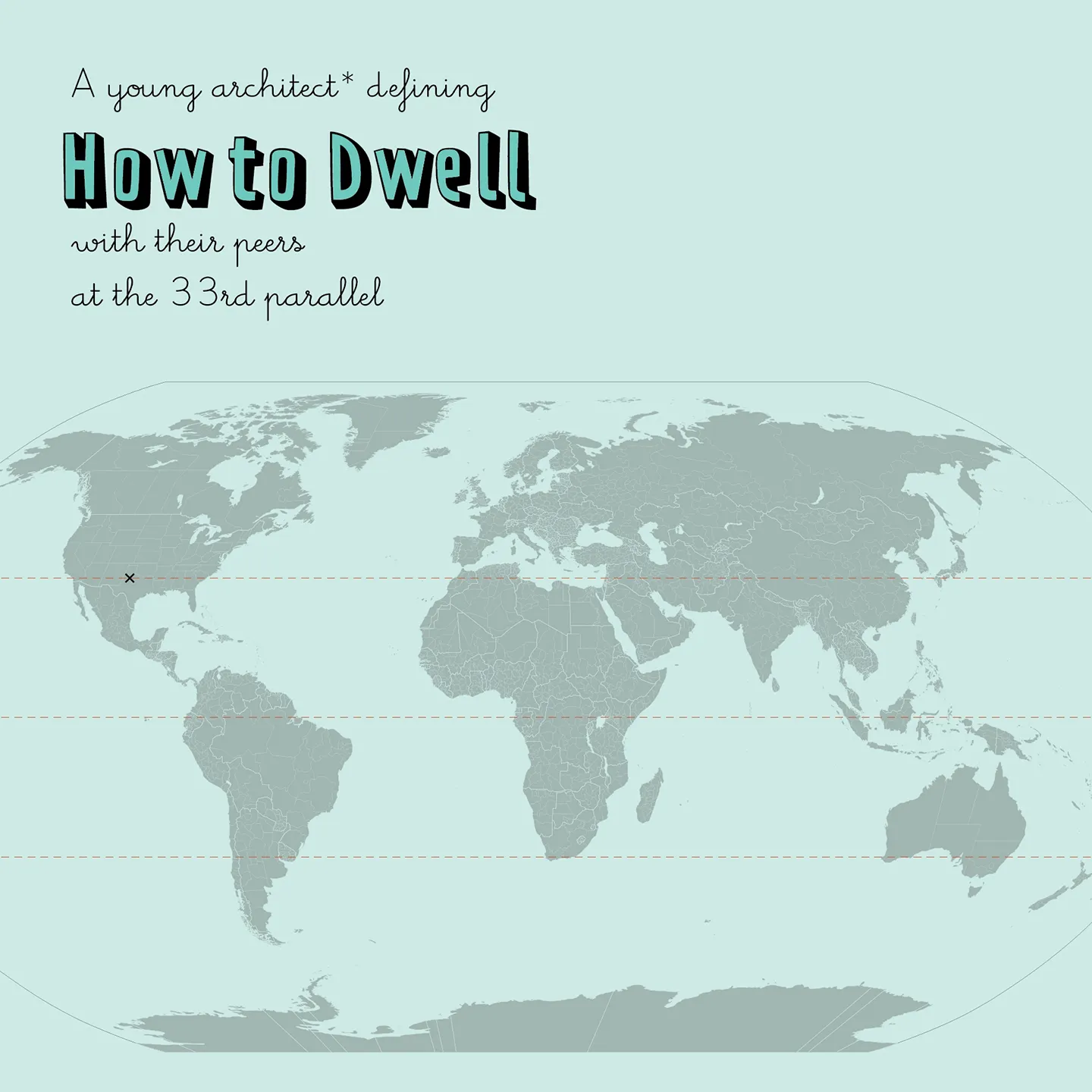 Four white shipping containers seated in the desert, with the text CLOUD HUNTING written in read at the bottom of the image.