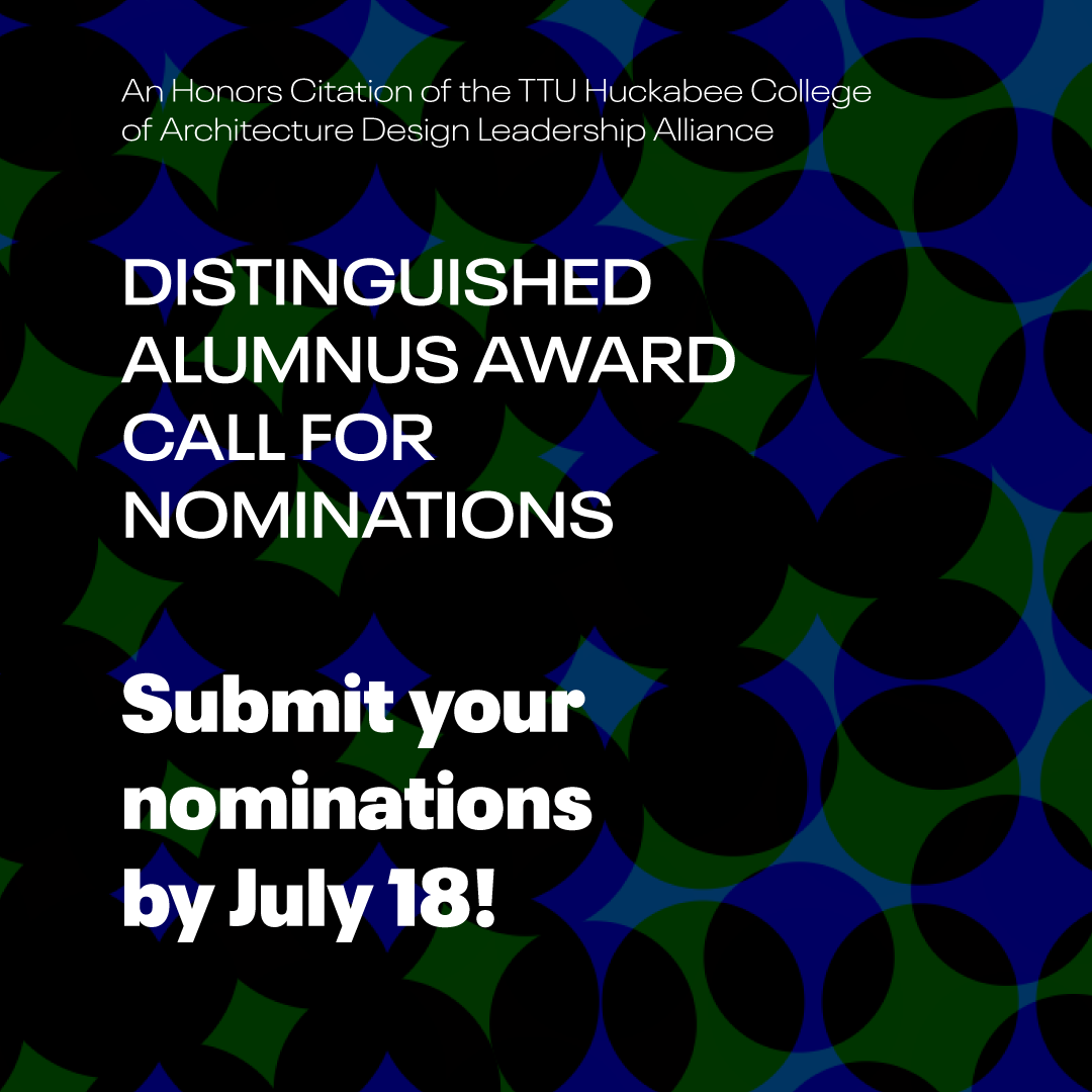 Distinguished Alumnus Call for Nominations. Submit your nominations by July 18!