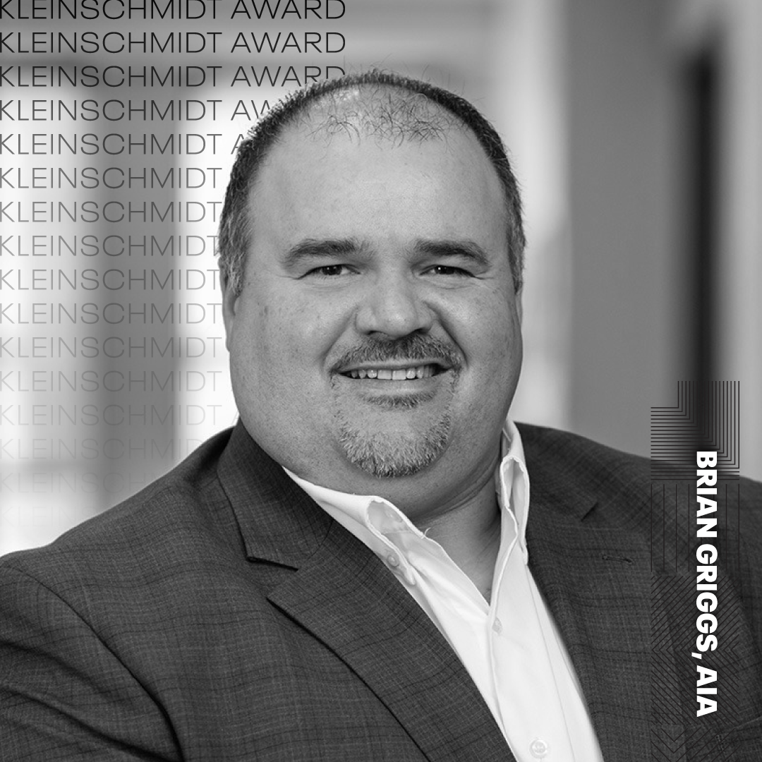 2024 Kleinschmidt Award Recipient Brian Griggs, AIA