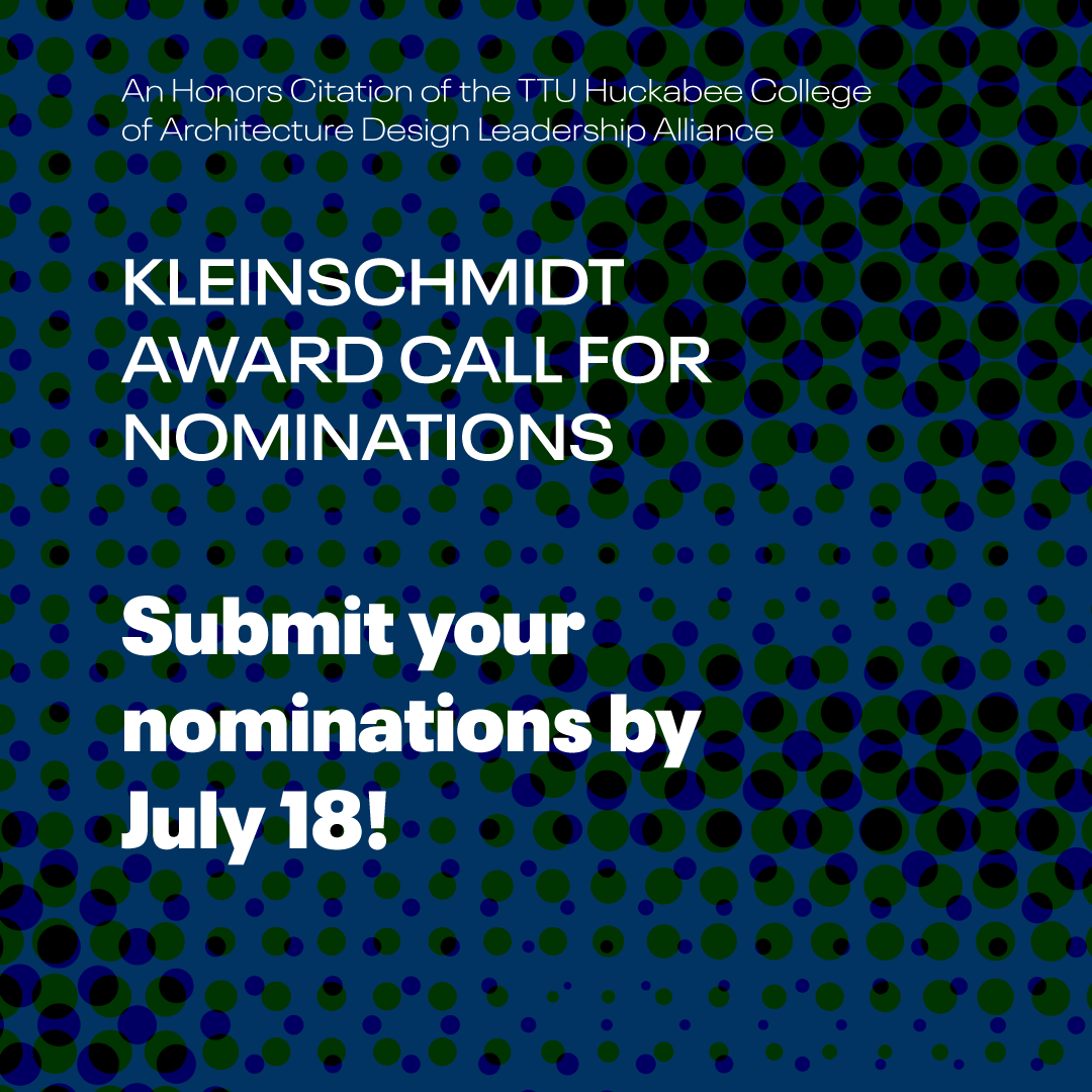 Kleinschmidt Award Call for Nominations. Submit your nominations by July 18!