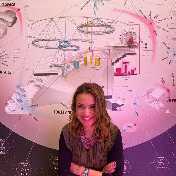 Lydia Kallipoliti at the London Design Museum