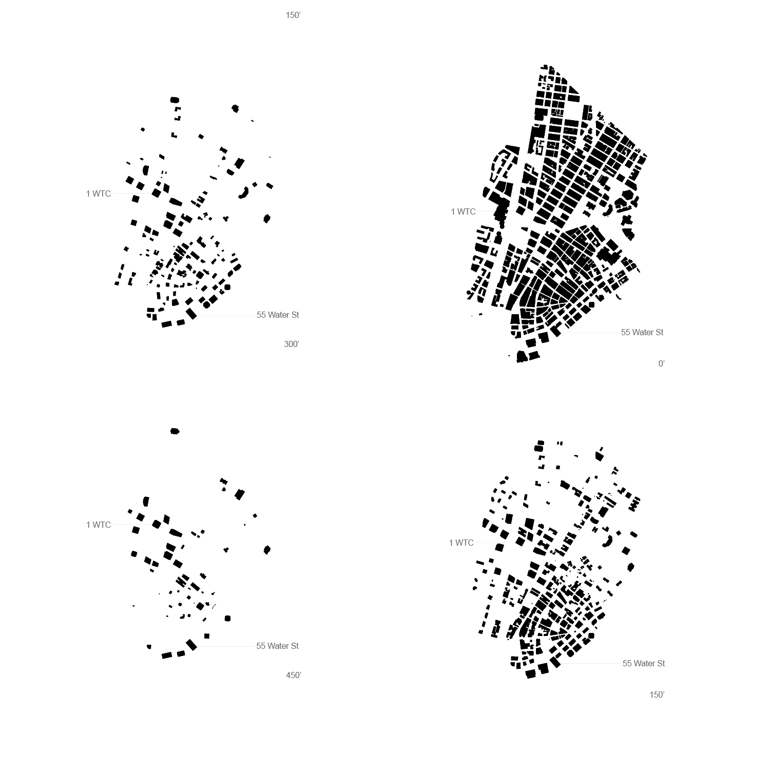 Monochrome map progressions.