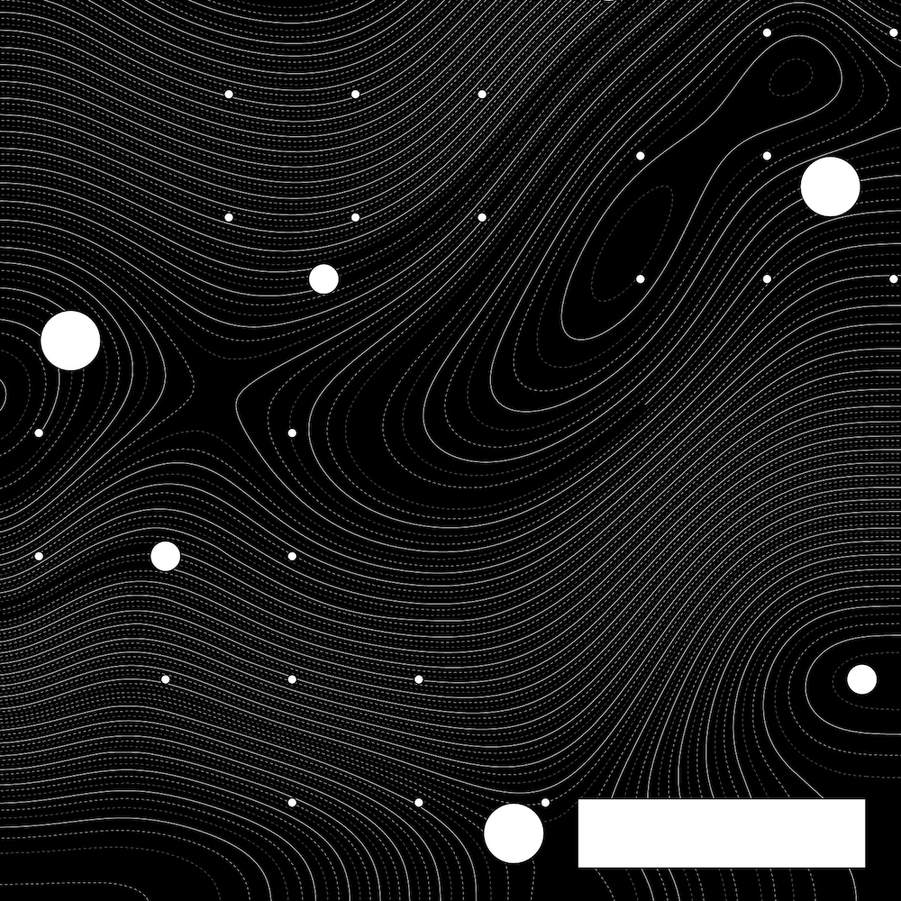 Close up of a topographic map.