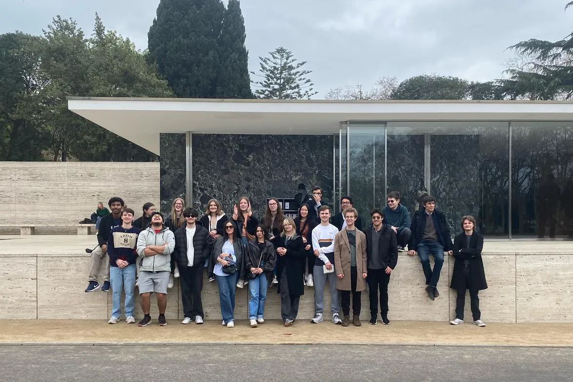 Students posing together