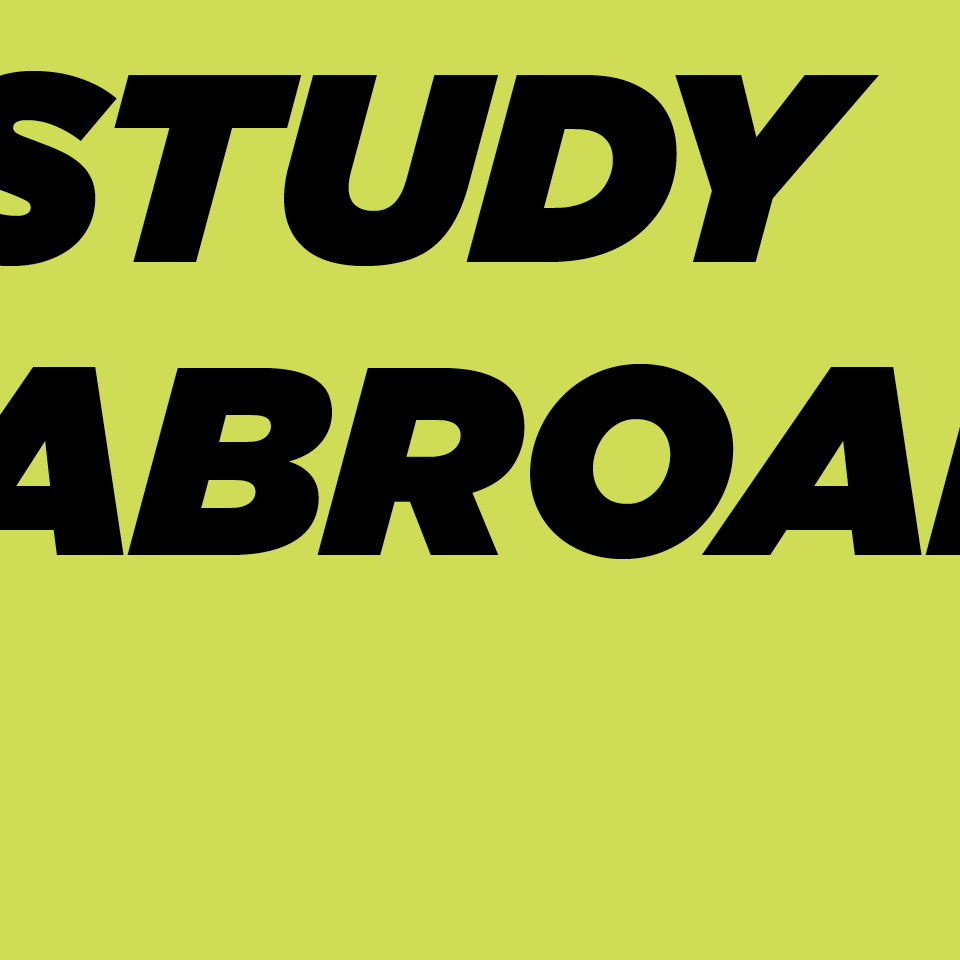 Study Abroad Title Art