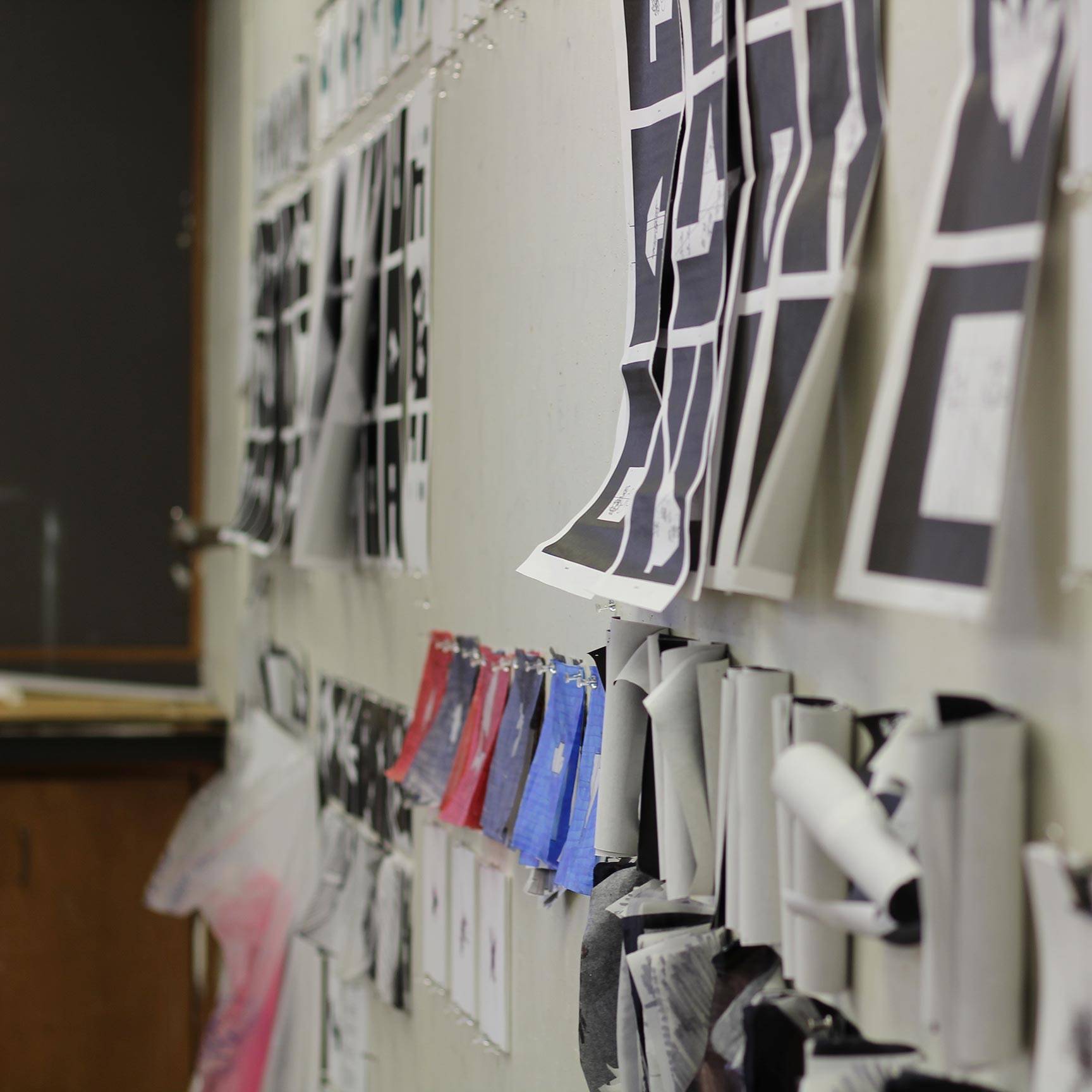 Student Work on Wall