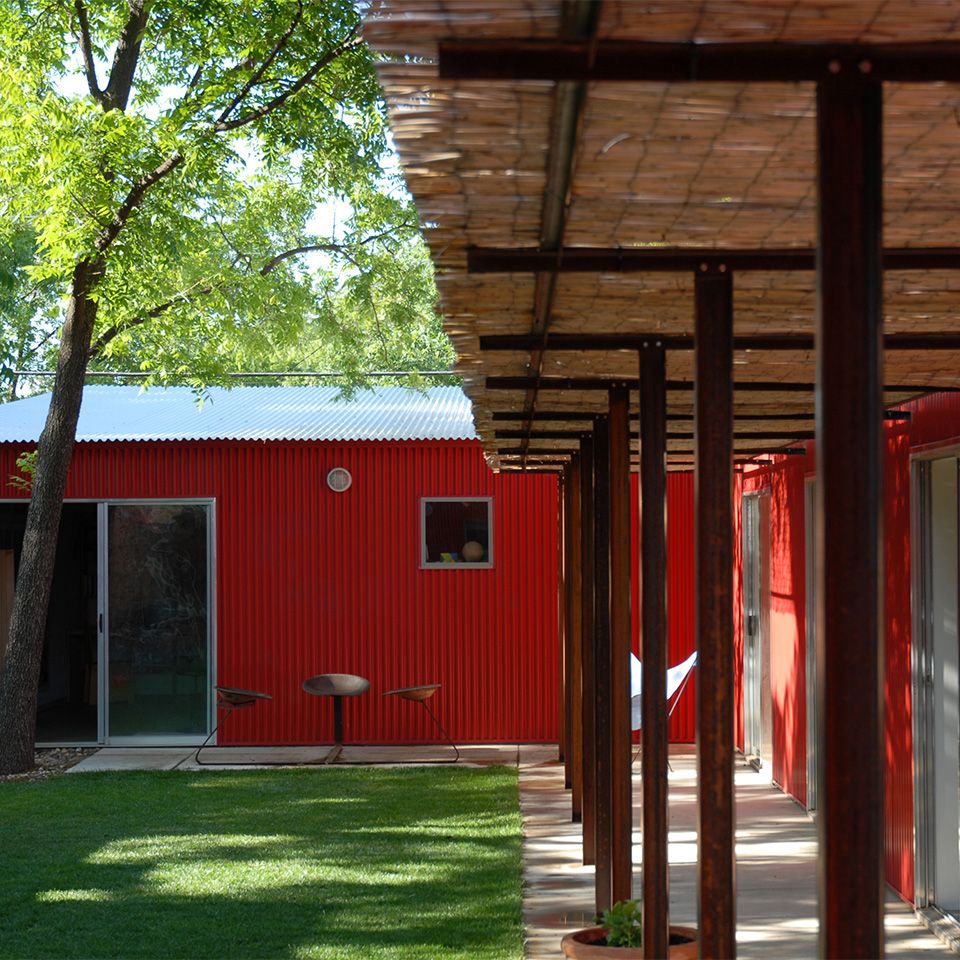 Courtyard looking south