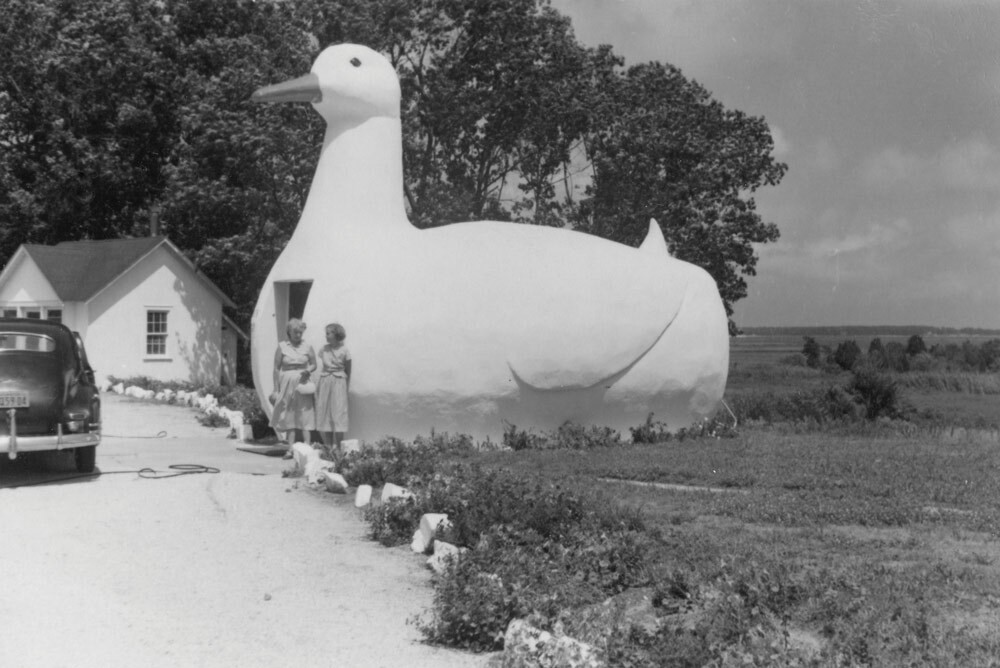 The Big Duck by Martin Maurer, located in Flanders, New York, on Long Island.