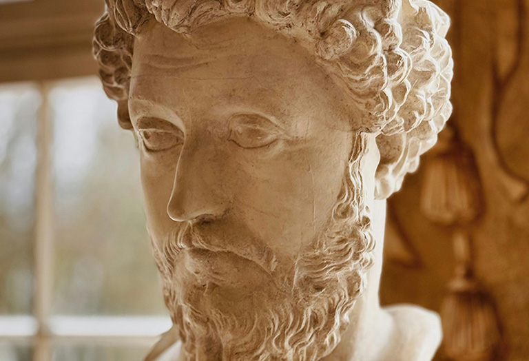philosopher sculpture