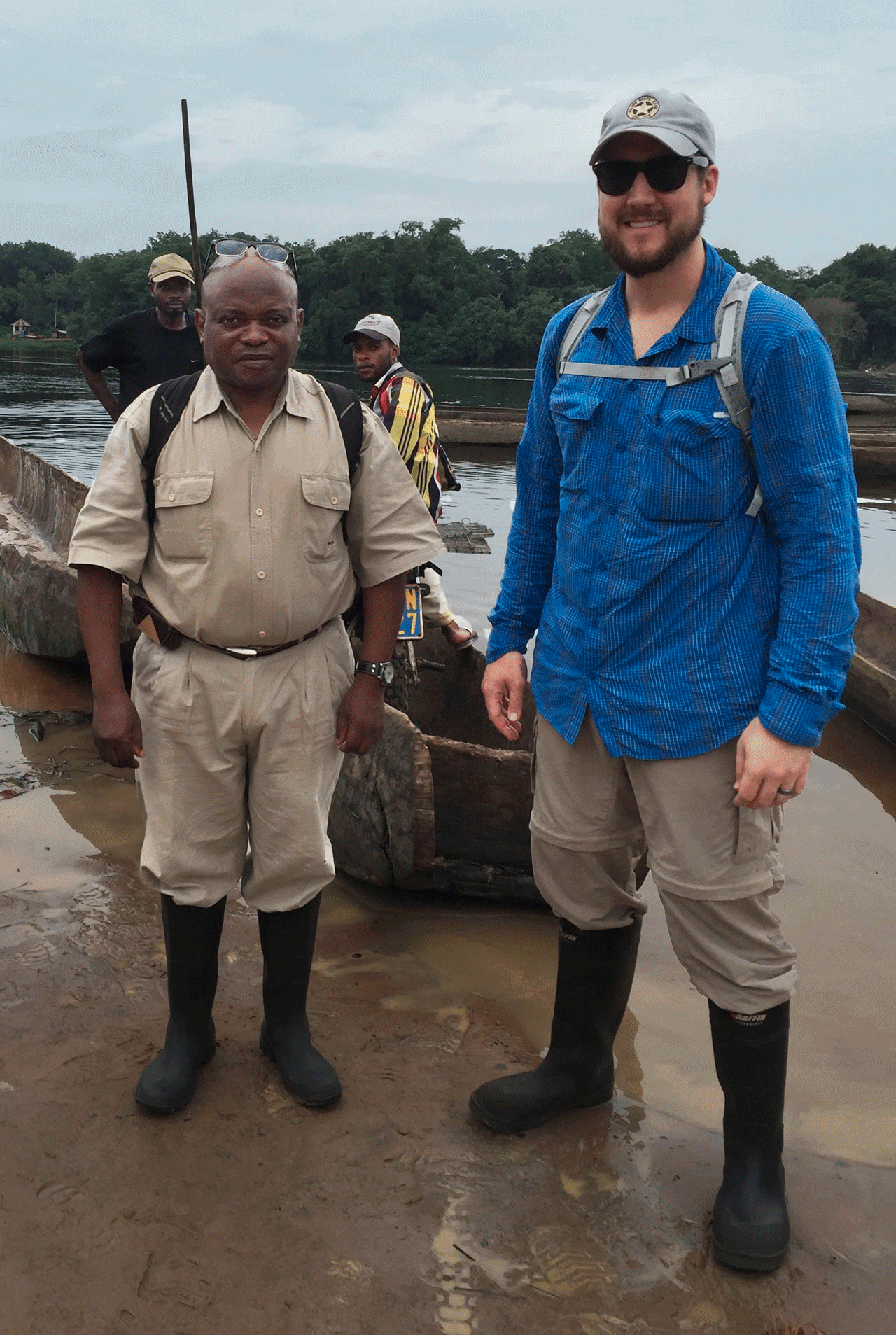 CDC microbiologist and TTU alumnus Matt Mauldin on a field trip in Democratic Republic of Congo. Photo courtesy CDC